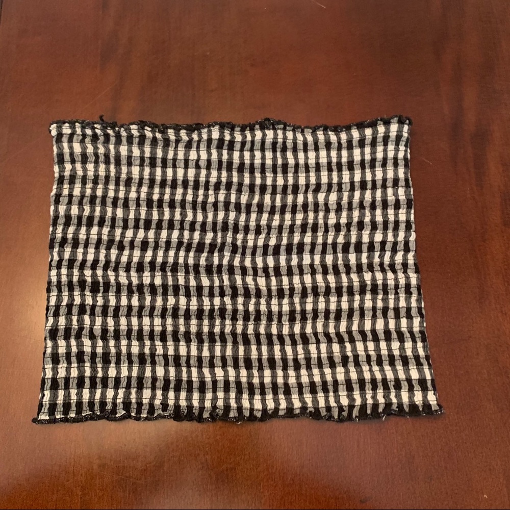 Brandy Melville Gingham Tube Top